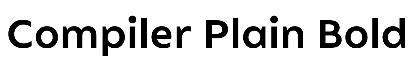 Compiler Plain Bold